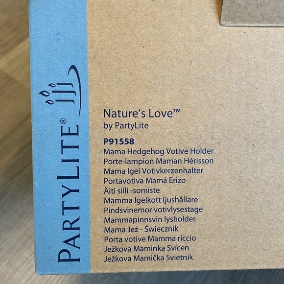 Partylite| mama hedgehog votive holder| NIB - Picture 2 of 2